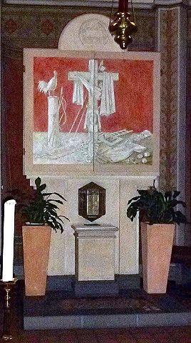 Altar in der Fastenzeit